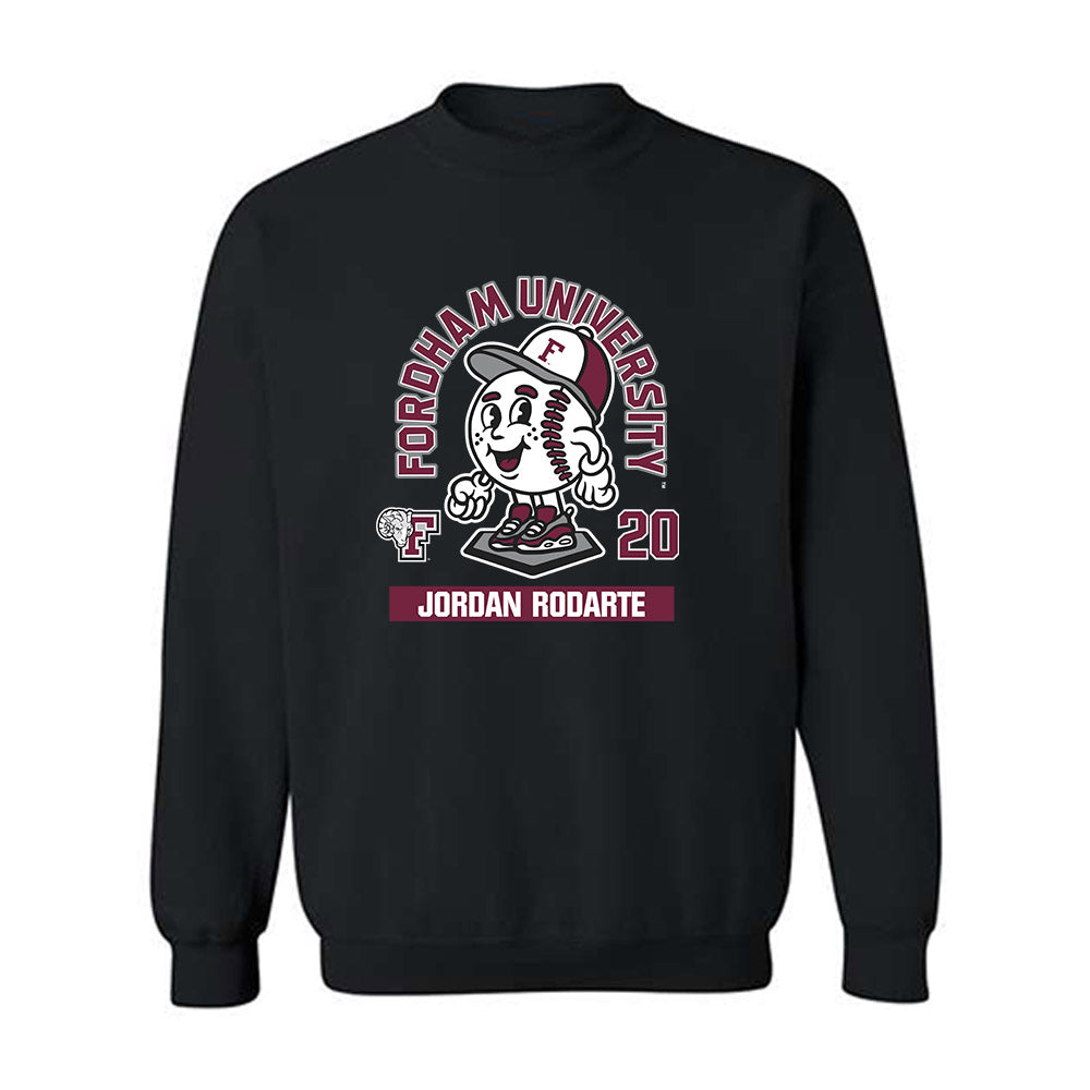 Fordham - NCAA Baseball : Jordan Rodarte - Fashion Shersey Crewneck Sweatshirt-0