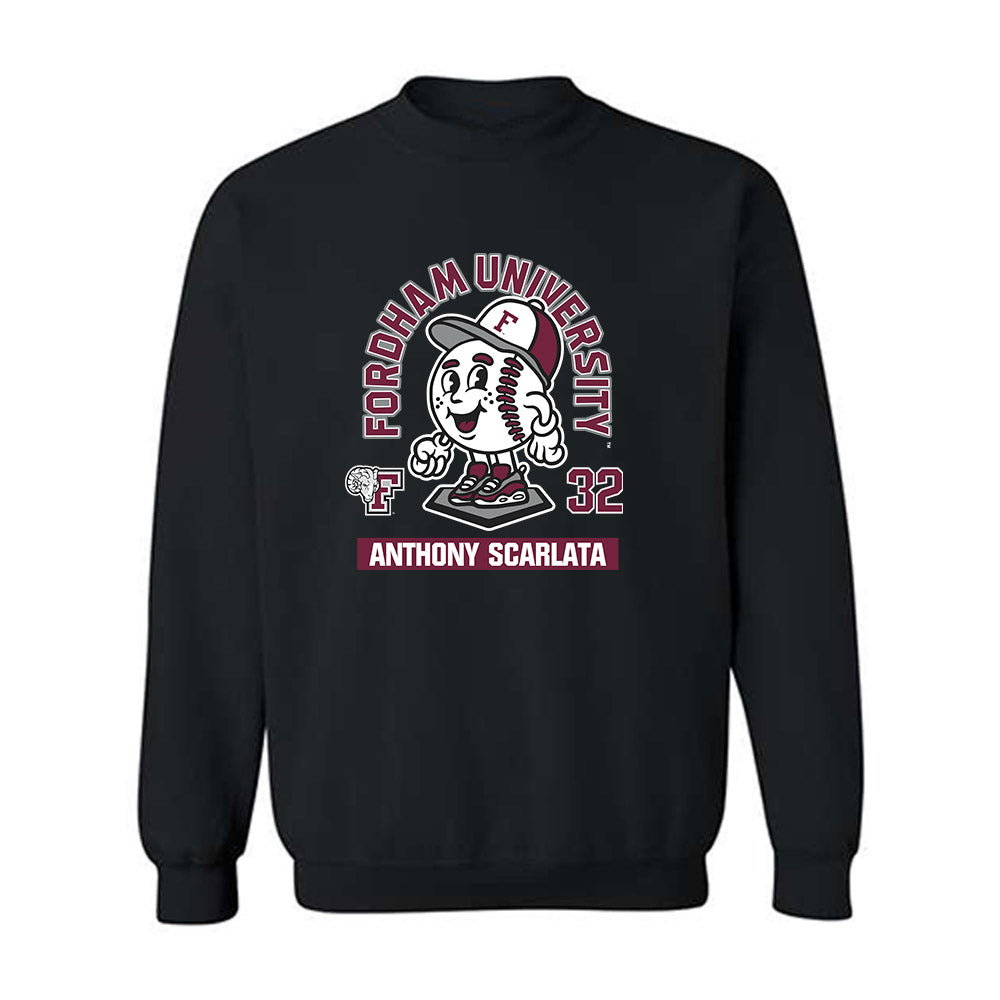 Fordham - NCAA Baseball : Anthony Scarlata - Fashion Shersey Crewneck Sweatshirt-0