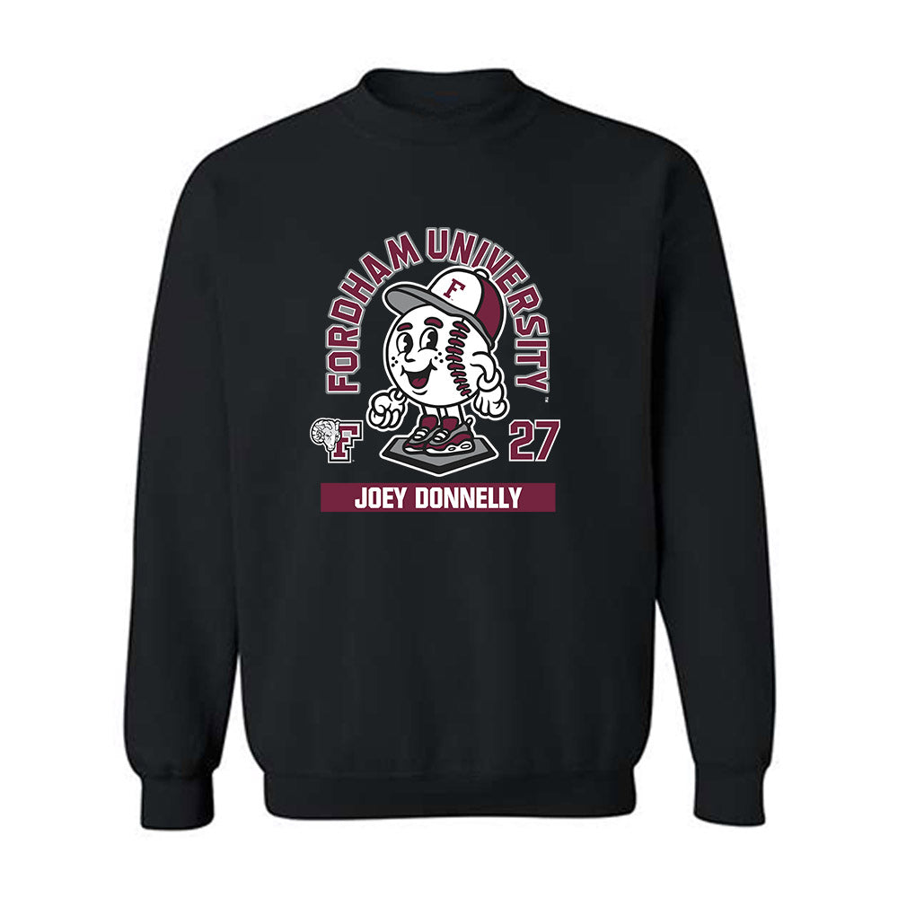 Fordham - NCAA Baseball : Joey Donnelly - Fashion Shersey Crewneck Sweatshirt-0