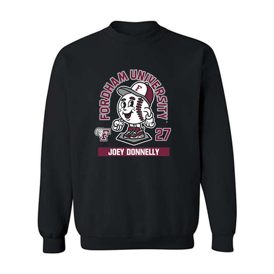 Fordham - NCAA Baseball : Joey Donnelly - Fashion Shersey Crewneck Sweatshirt-0