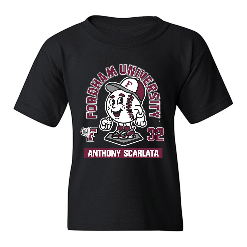 Fordham - NCAA Baseball : Anthony Scarlata - Fashion Shersey Youth T-Shirt-0