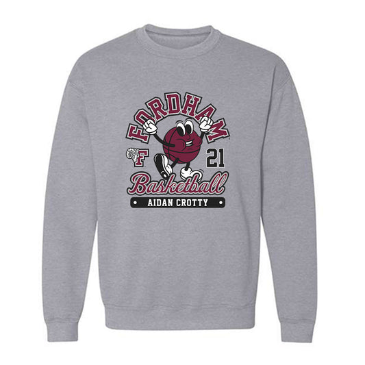 Fordham - NCAA Men's Basketball : Aidan Crotty - Fashion Shersey Crewneck Sweatshirt-0