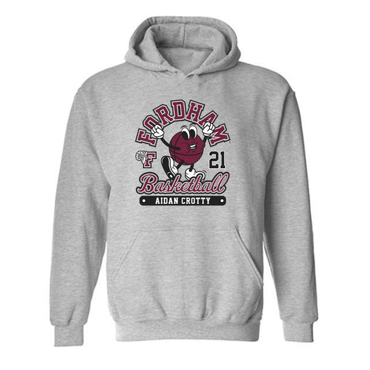Fordham - NCAA Men's Basketball : Aidan Crotty - Fashion Shersey Hooded Sweatshirt-0