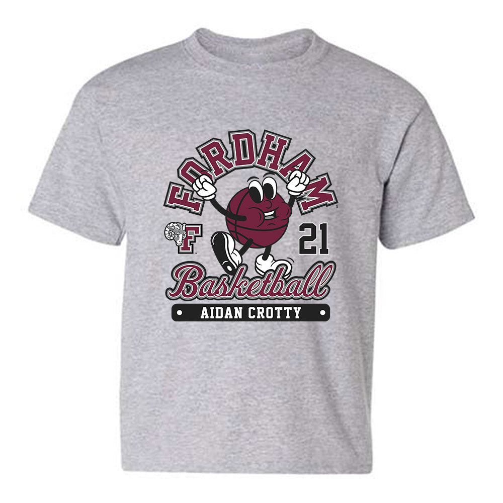Fordham - NCAA Men's Basketball : Aidan Crotty - Fashion Shersey Youth T-Shirt-0