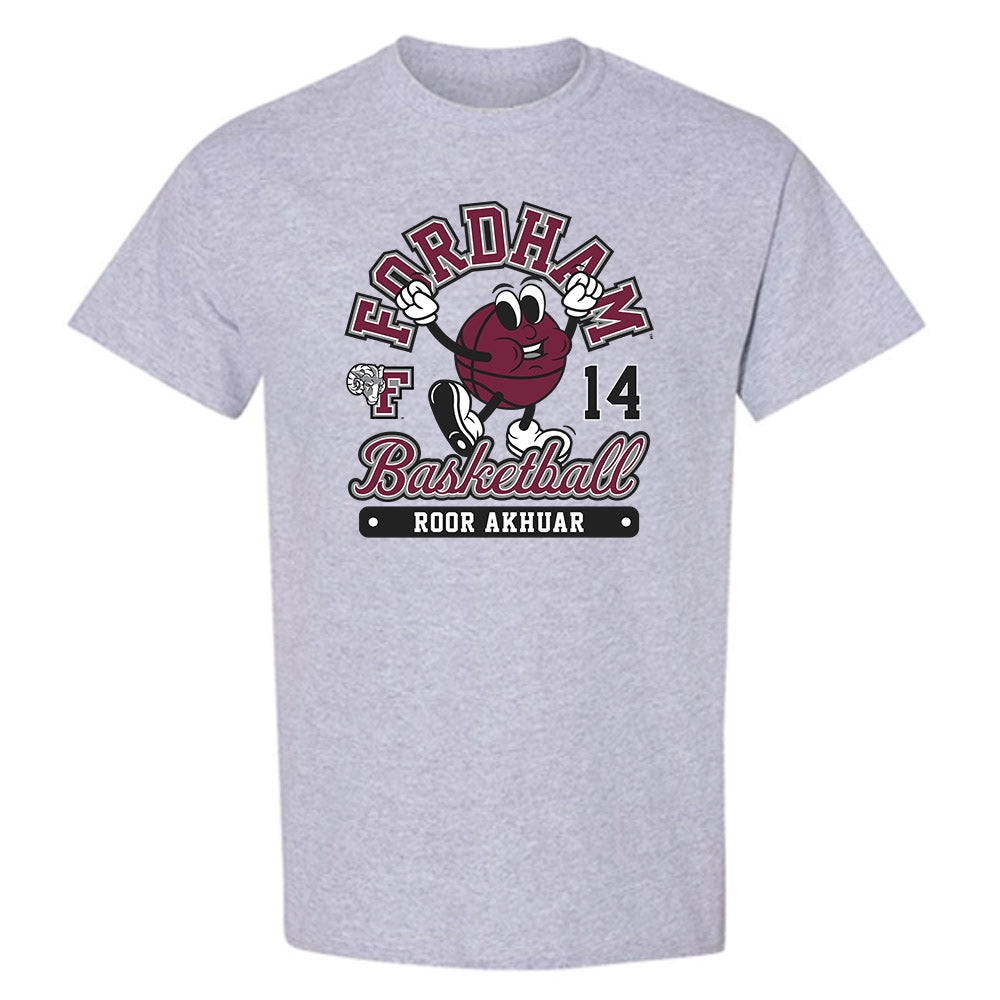 Fordham - NCAA Men's Basketball : Roor Akhuar - Fashion Shersey T-Shirt-0