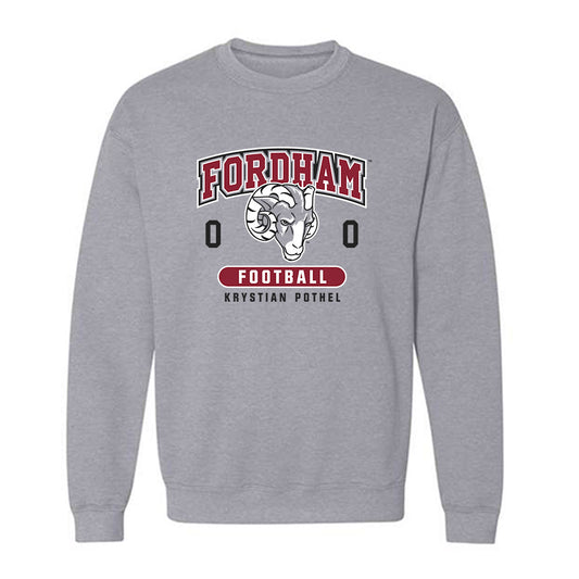 Fordham - NCAA Football : Krystian Pothel - Fashion Shersey Crewneck Sweatshirt-0