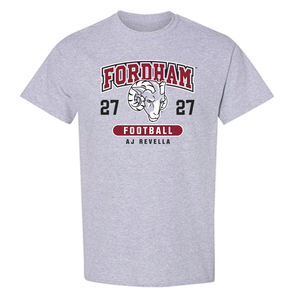 Fordham - NCAA Football : AJ Revella - Fashion Shersey T-Shirt-0