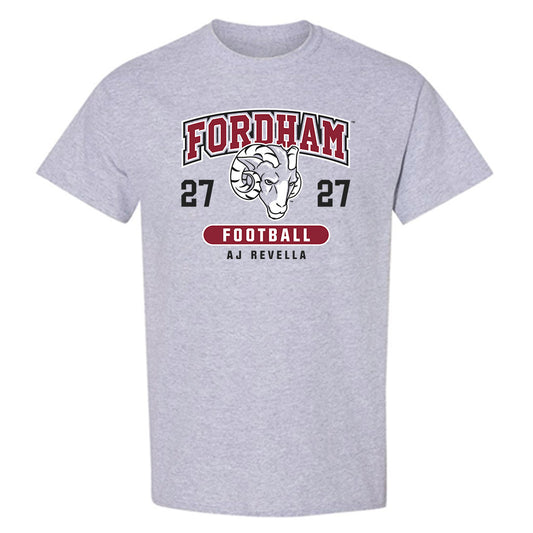 Fordham - NCAA Football : AJ Revella - Fashion Shersey T-Shirt-0