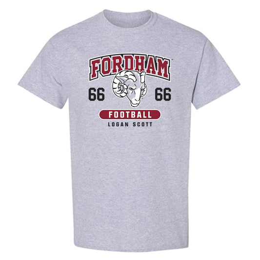 Fordham - NCAA Football : Logan Scott - Fashion Shersey T-Shirt-0