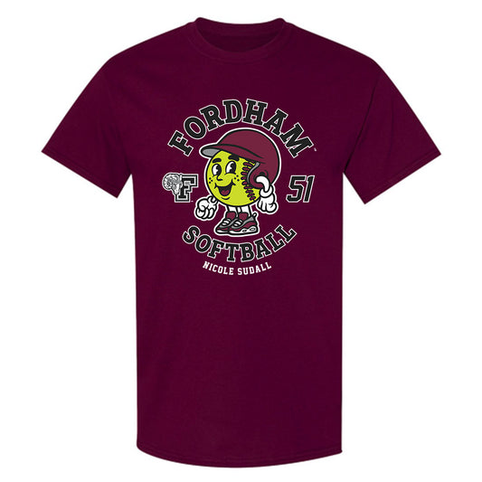 Fordham - NCAA Softball : Nicole Sudall - Fashion Shersey T-Shirt-0