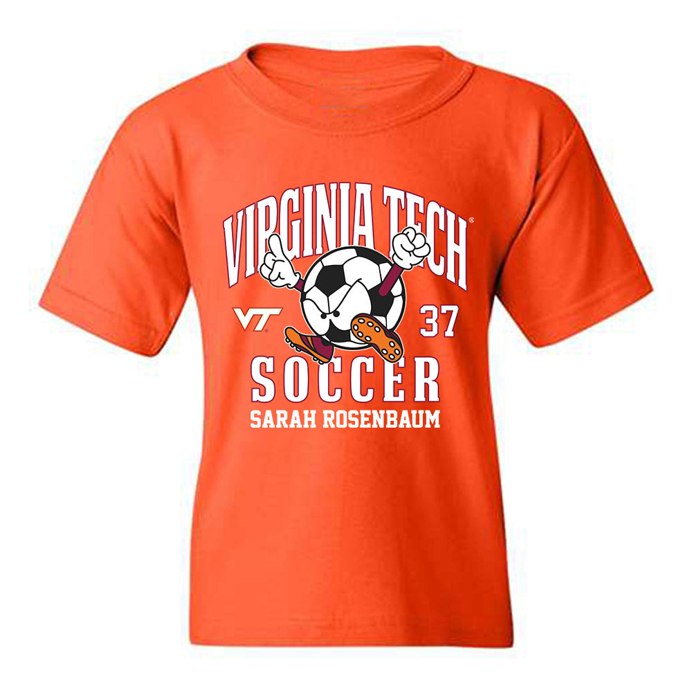 Virginia Tech - NCAA Women's Soccer : Sarah Rosenbaum - Fashion Shersey Youth T-Shirt-0