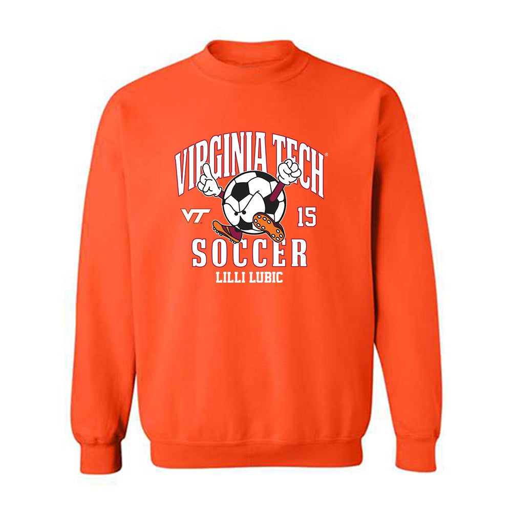Virginia Tech - NCAA Women's Soccer : Lilli Lubic - Fashion Shersey Crewneck Sweatshirt-0