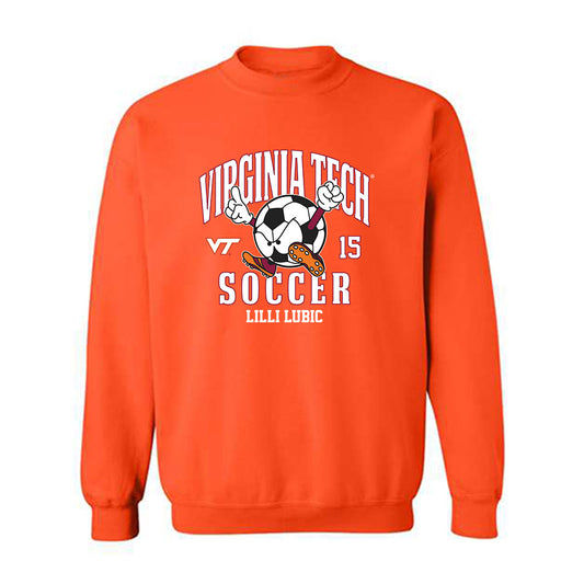 Virginia Tech - NCAA Women's Soccer : Lilli Lubic - Fashion Shersey Crewneck Sweatshirt-0