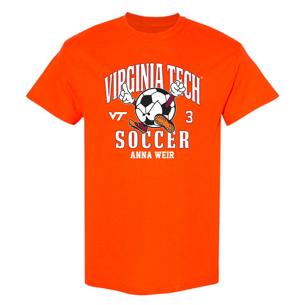 Virginia Tech - NCAA Women's Soccer : Anna Weir - Fashion Shersey T-Shirt-0