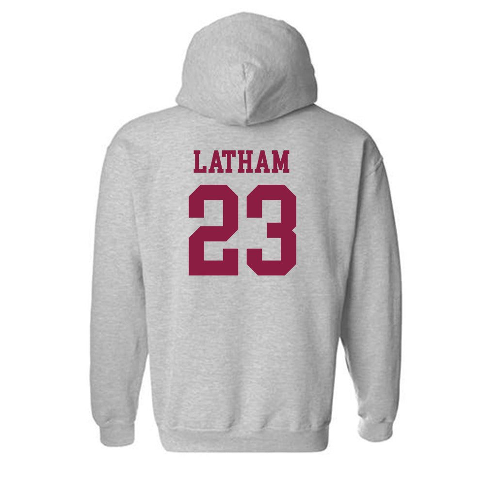 Virginia Tech - NCAA Women's Basketball : Alyssa Latham - Fashion Shersey Hooded Sweatshirt-1
