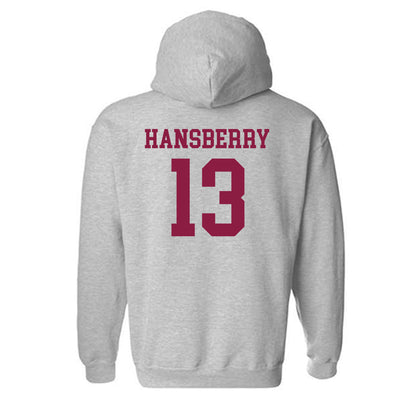 Virginia Tech - NCAA Men's Basketball : Amani Hansberry - Fashion Shersey Hooded Sweatshirt-1