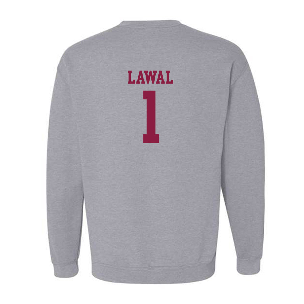Virginia Tech - NCAA Men's Basketball : Tobi Lawal - Fashion Shersey Crewneck Sweatshirt-1