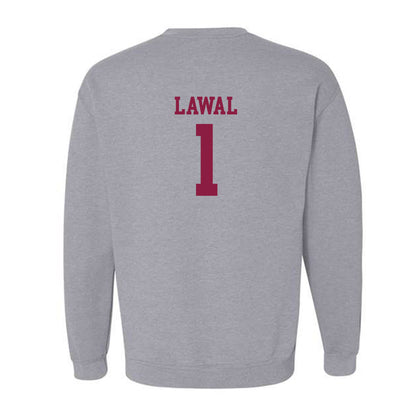 Virginia Tech - NCAA Men's Basketball : Tobi Lawal - Fashion Shersey Crewneck Sweatshirt-1