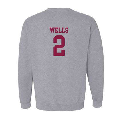 Virginia Tech - NCAA Women's Basketball : Leila Wells - Fashion Shersey Crewneck Sweatshirt-1