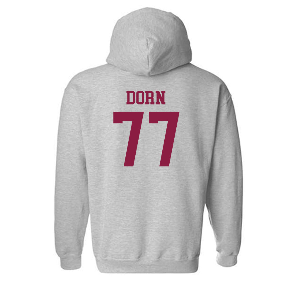 Virginia Tech - NCAA Men's Basketball : Antonio Dorn - Fashion Shersey Hooded Sweatshirt-1