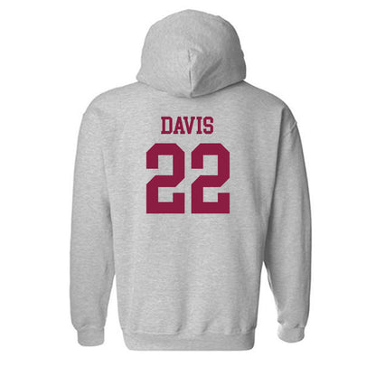 Virginia Tech - NCAA Men's Basketball : Solomon Davis - Fashion Shersey Hooded Sweatshirt-1