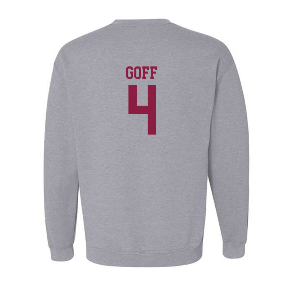 Virginia Tech - NCAA Women's Basketball : Natalee Goff - Fashion Shersey Crewneck Sweatshirt-1