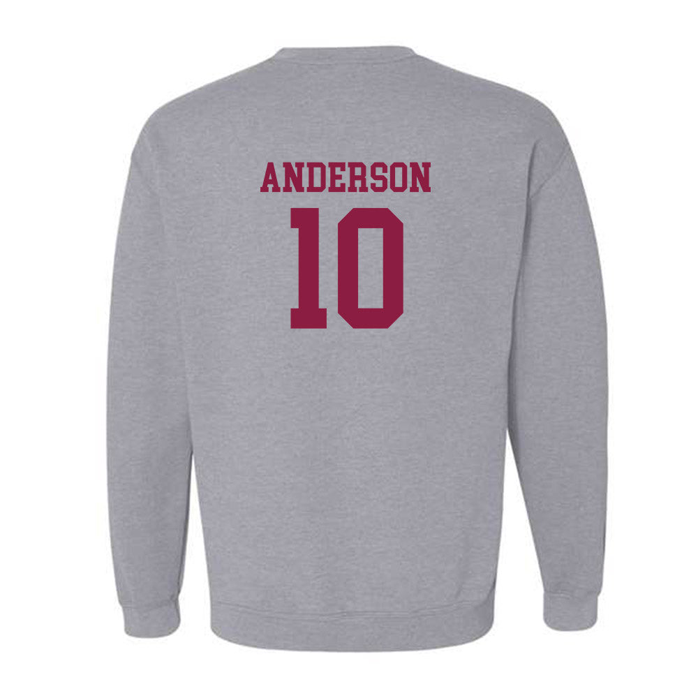 Virginia Tech - NCAA Women's Basketball : Kaleo Anderson - Fashion Shersey Crewneck Sweatshirt-1