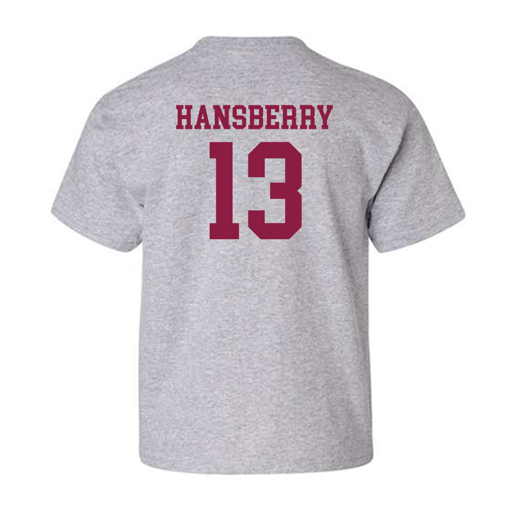Virginia Tech - NCAA Men's Basketball : Amani Hansberry - Fashion Shersey Youth T-Shirt-1