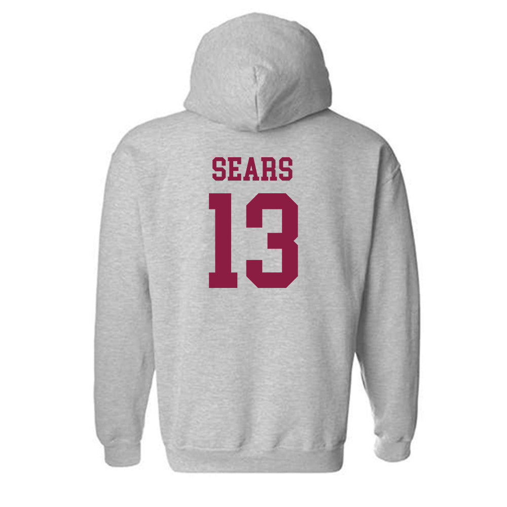 Virginia Tech - NCAA Women's Basketball : Kate Sears - Fashion Shersey Hooded Sweatshirt-1
