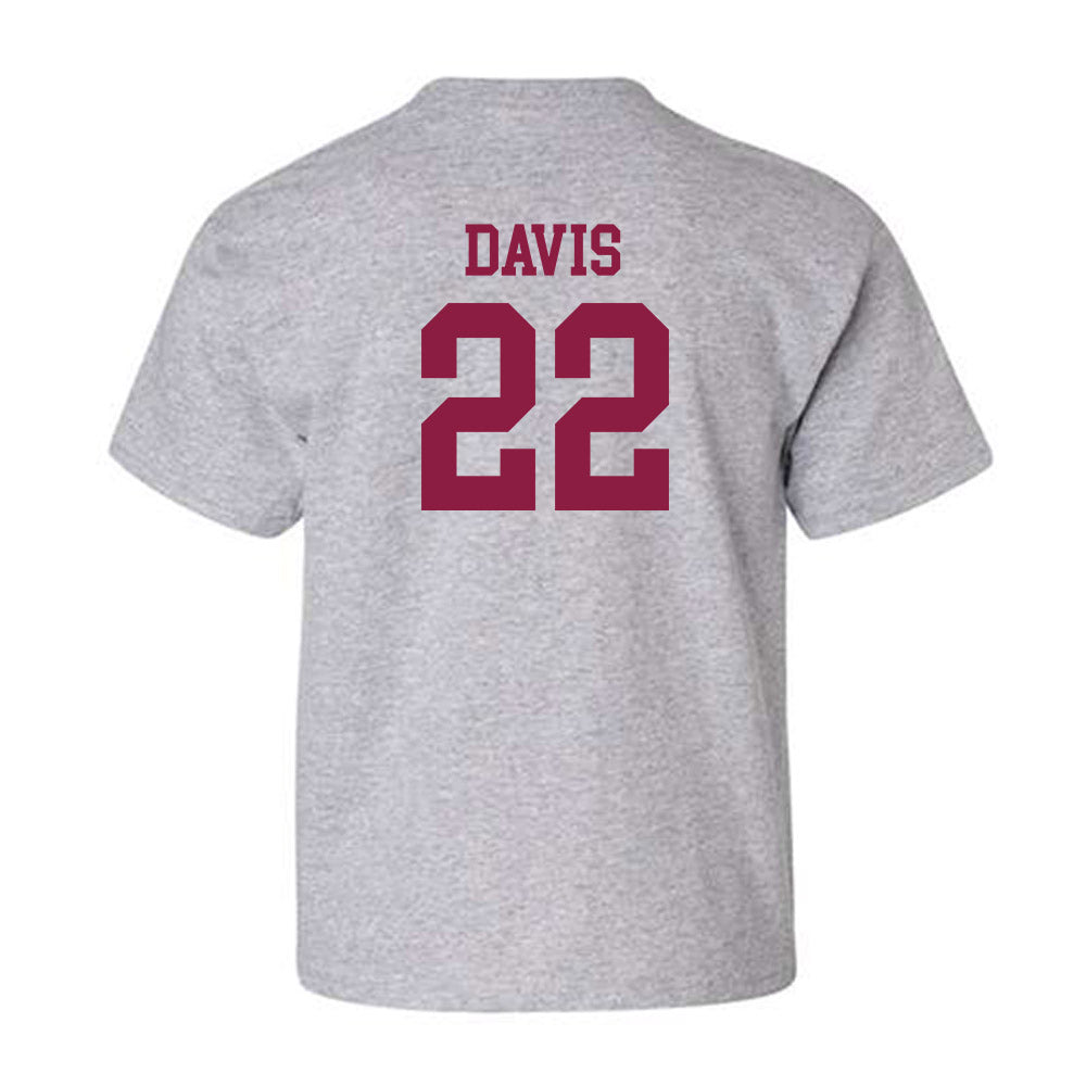 Virginia Tech - NCAA Men's Basketball : Solomon Davis - Fashion Shersey Youth T-Shirt-1