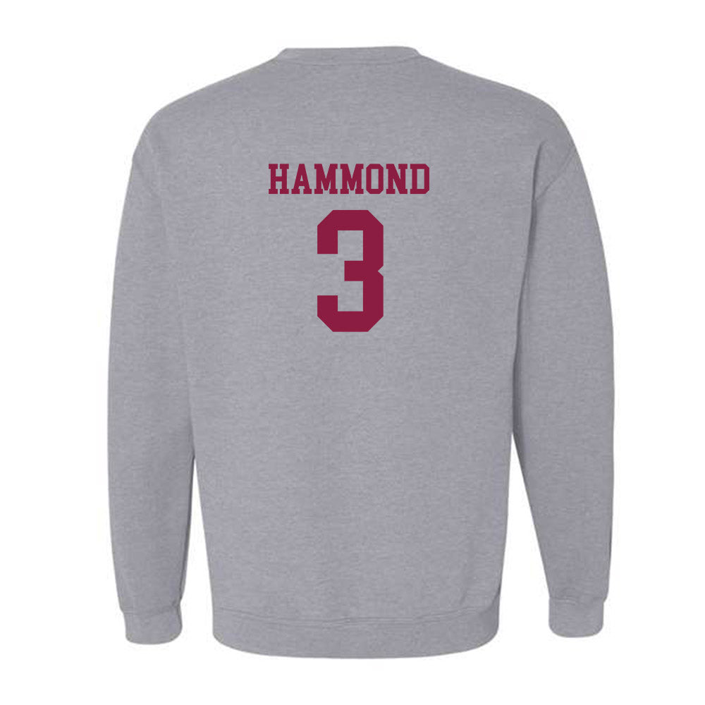 Virginia Tech - NCAA Men's Basketball : Ben Hammond - Fashion Shersey Crewneck Sweatshirt-1