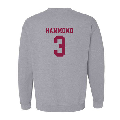 Virginia Tech - NCAA Men's Basketball : Ben Hammond - Fashion Shersey Crewneck Sweatshirt-1