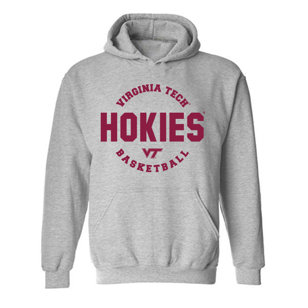 Virginia Tech - NCAA Women's Basketball : Alyssa Latham - Fashion Shersey Hooded Sweatshirt-0