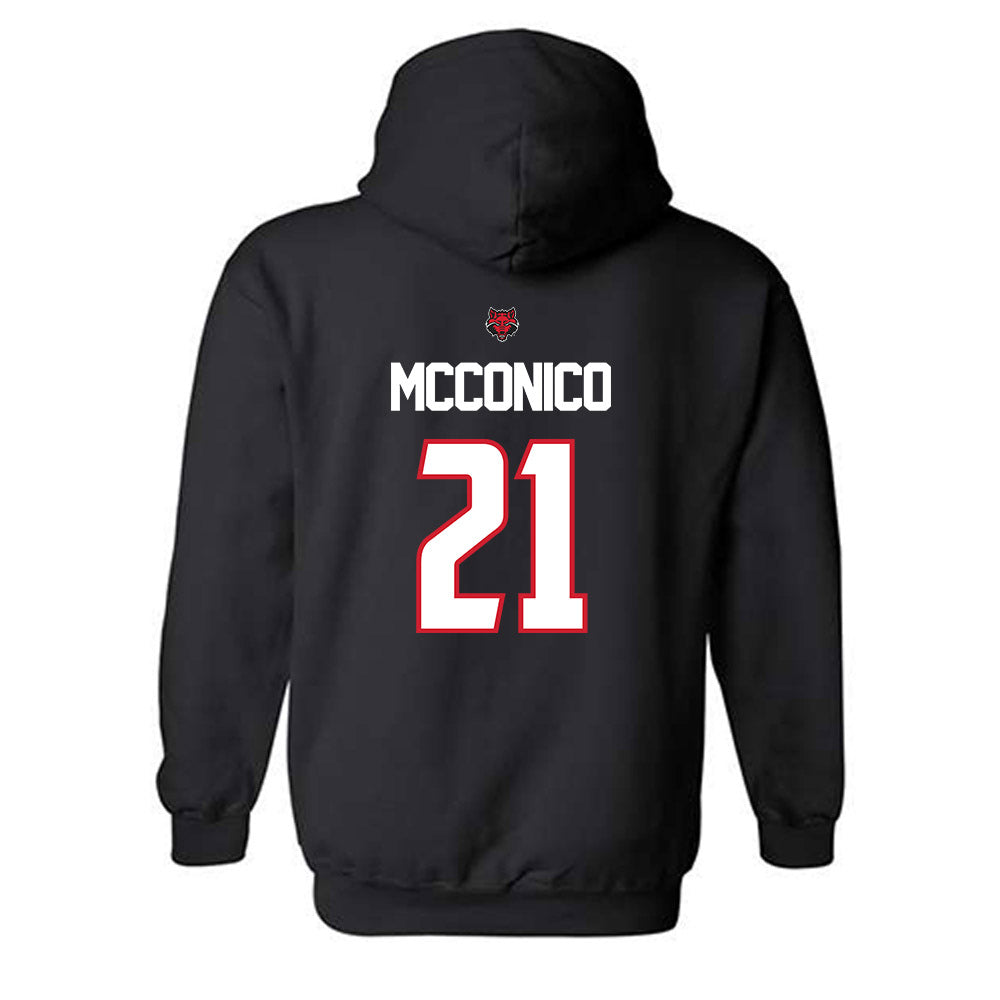Arkansas State - NCAA Football : Malik McConico - Hooded Sweatshirt-1