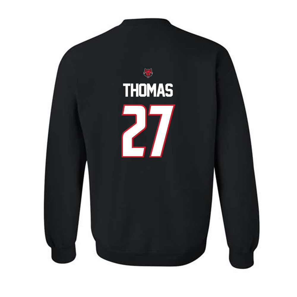 Arkansas State - NCAA Football : AJ Thomas - Crewneck Sweatshirt-1