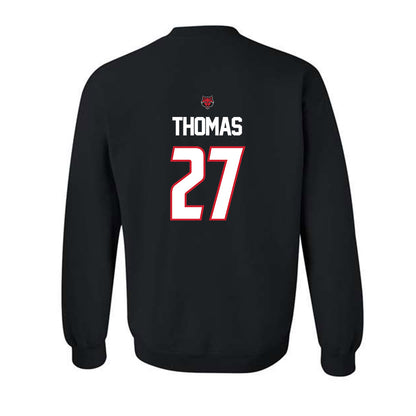Arkansas State - NCAA Football : AJ Thomas - Crewneck Sweatshirt-1