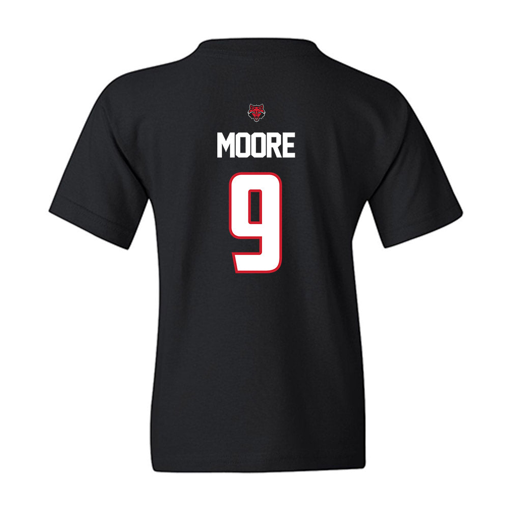 Arkansas State - NCAA Football : Kam Moore - Youth T-Shirt-1