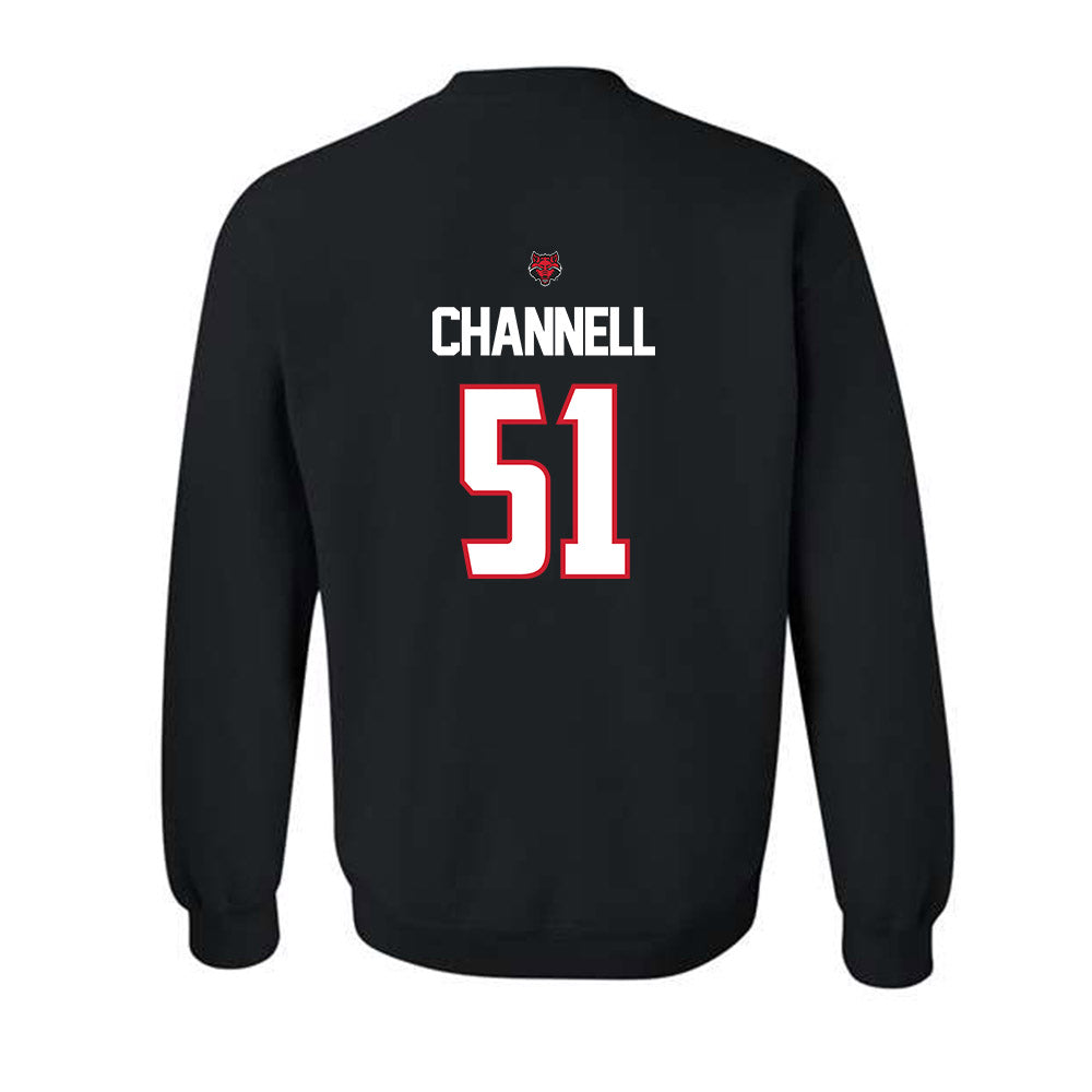 Arkansas State - NCAA Football : Cade Channell - Crewneck Sweatshirt-1