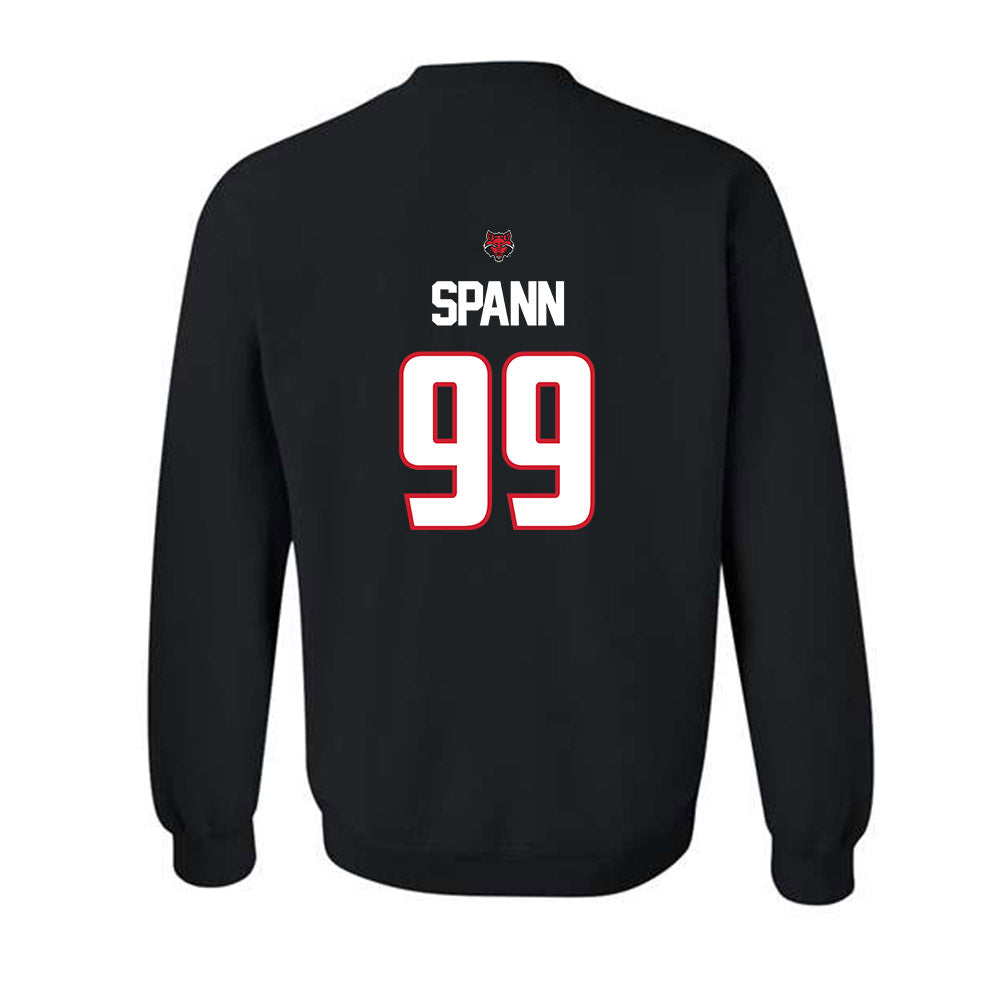 Arkansas State - NCAA Football : Tj Spann - Crewneck Sweatshirt-1