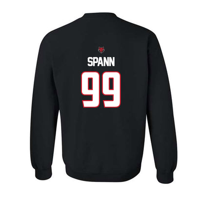 Arkansas State - NCAA Football : Tj Spann - Crewneck Sweatshirt-1