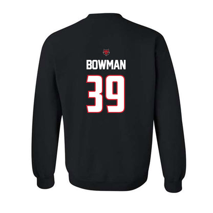 Arkansas State - NCAA Football : Ethan Bowman - Crewneck Sweatshirt-1