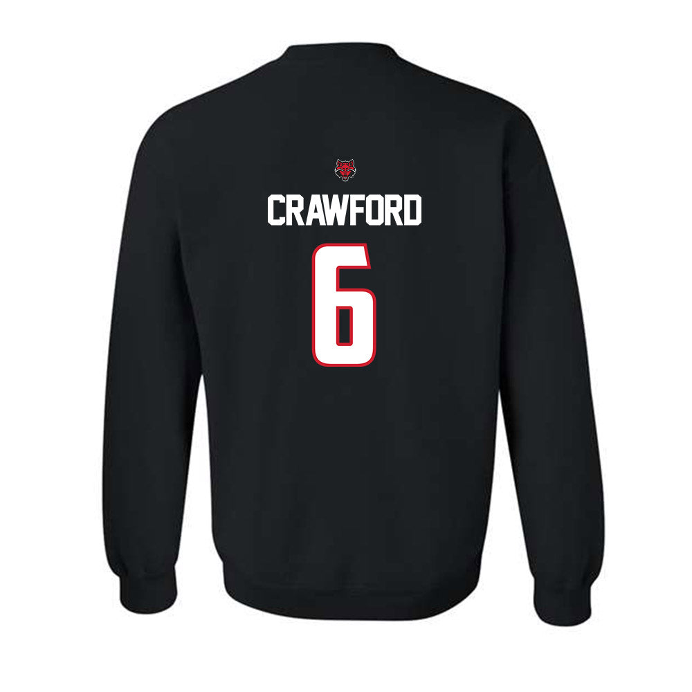 Arkansas State - NCAA Football : Ethan Crawford - Crewneck Sweatshirt-1