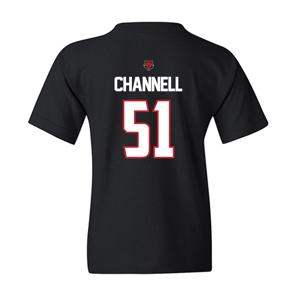 Arkansas State - NCAA Football : Cade Channell - Youth T-Shirt-1