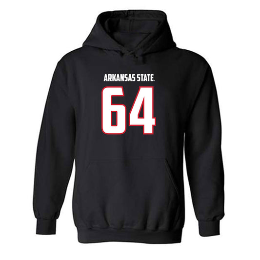 Arkansas State - NCAA Football : Noah Hacker - Hooded Sweatshirt-0