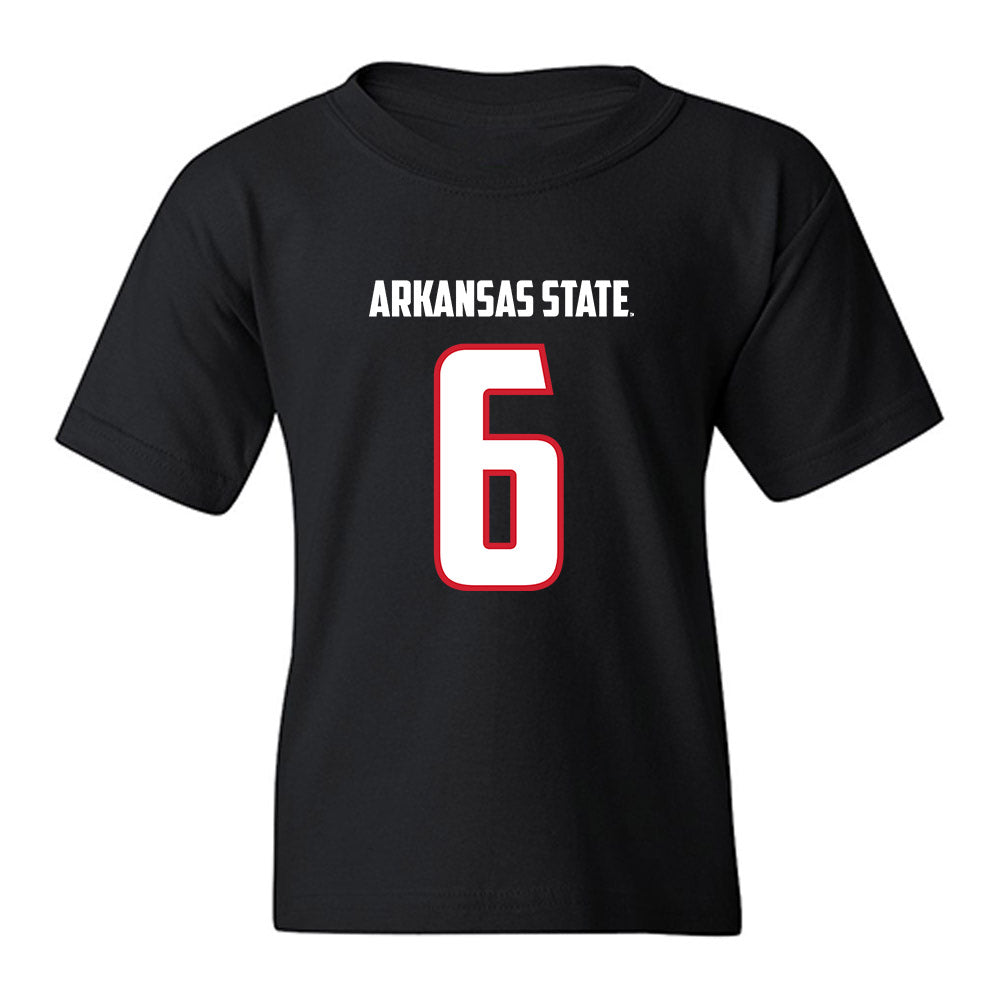 Arkansas State - NCAA Football : AG McGhee - Youth T-Shirt-0