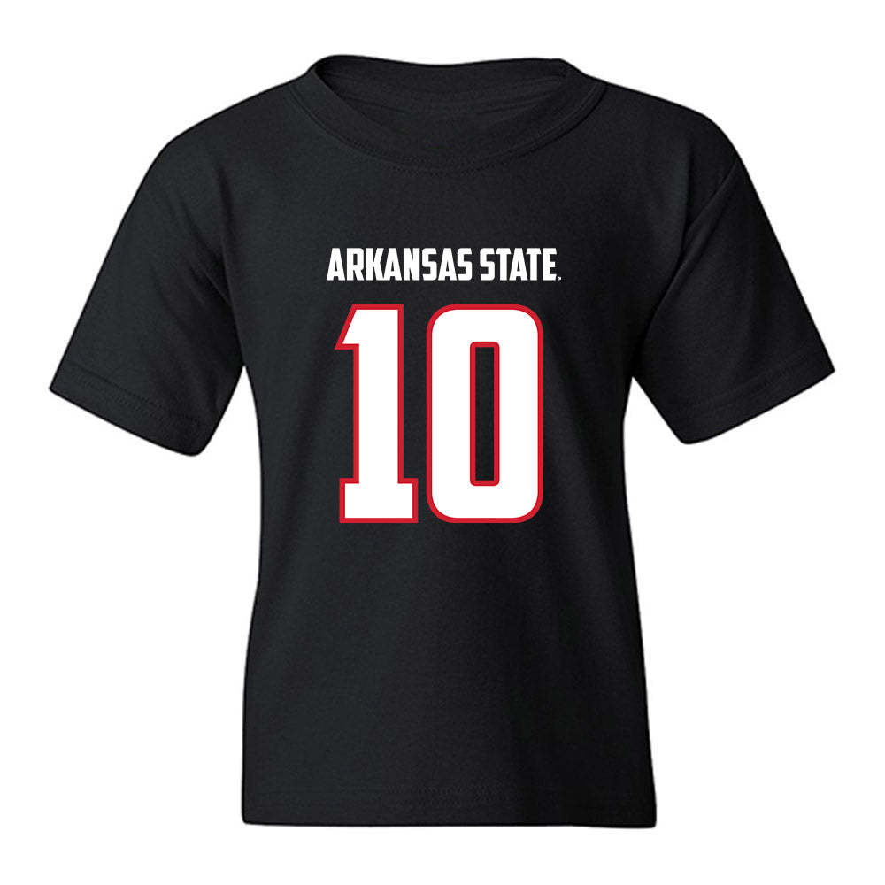 Arkansas State - NCAA Football : Tony Carter - Youth T-Shirt-0