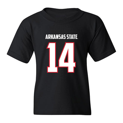 Arkansas State - NCAA Football : AJ Wallace - Youth T-Shirt-0