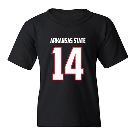 Arkansas State - NCAA Football : AJ Wallace - Youth T-Shirt-0