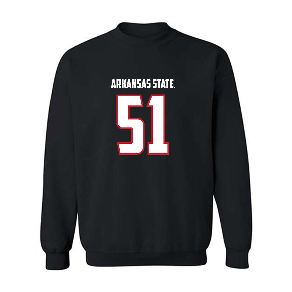 Arkansas State - NCAA Football : Cade Channell - Crewneck Sweatshirt-0