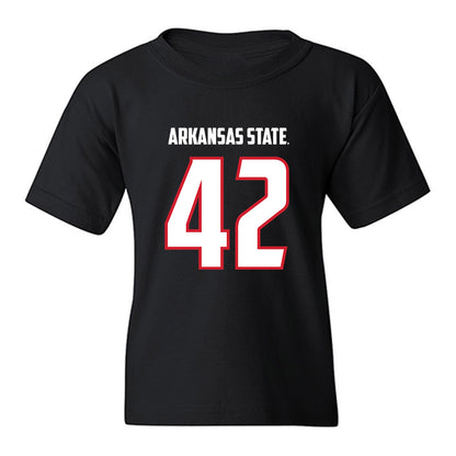 Arkansas State - NCAA Football : Kyle Nill - Youth T-Shirt-0